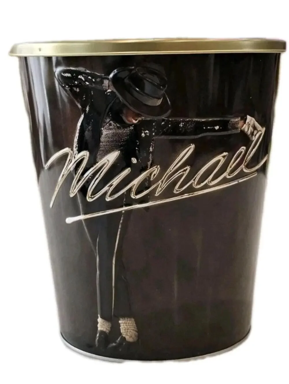 Michael 2026 Movie Gold Record Lid Black Popcorn Tin Brand New Regal Exclusive - Picture 1 of 6